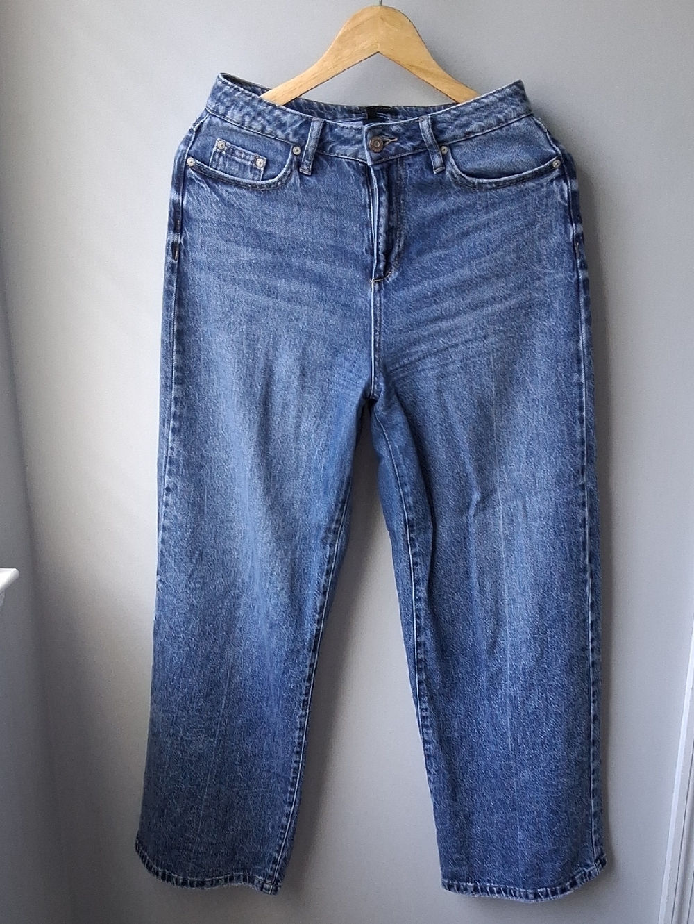 Sincerely Jules Women's Blue Boyfriend Jeans